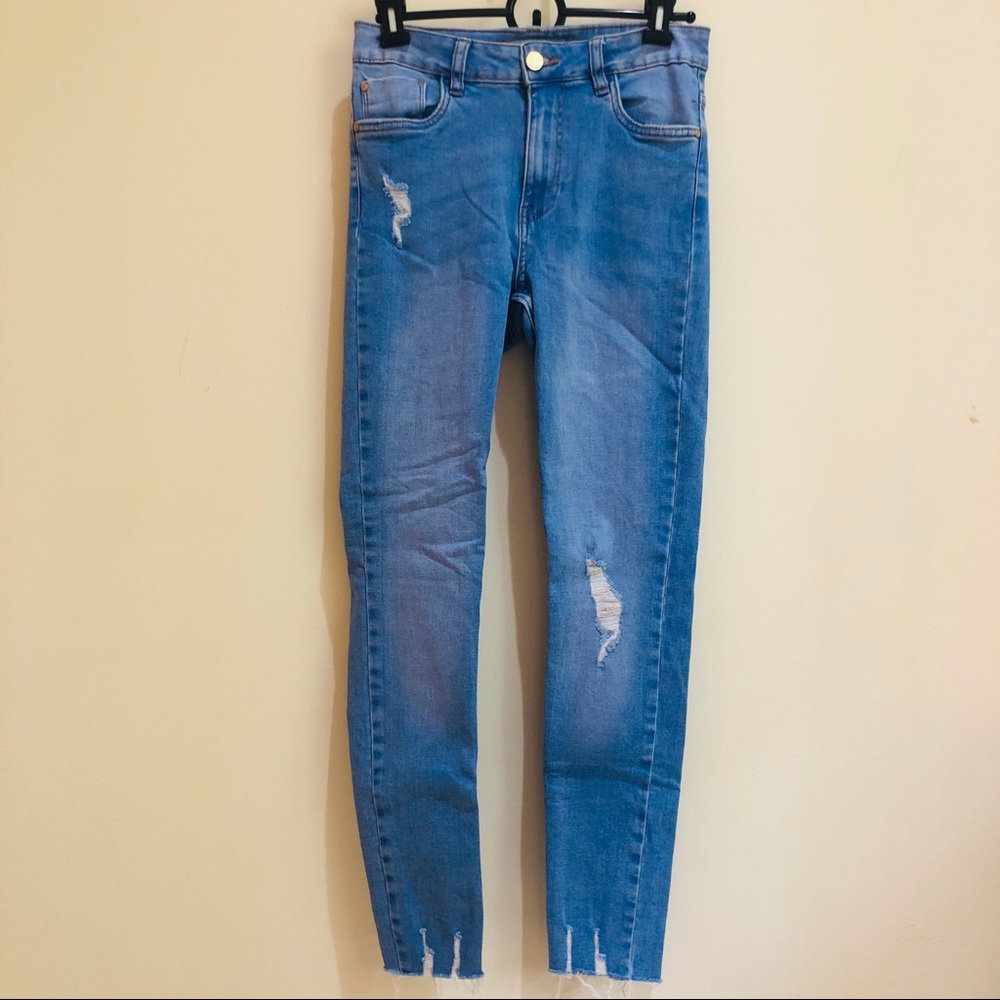 Primark High Waisted Ripped Jeans